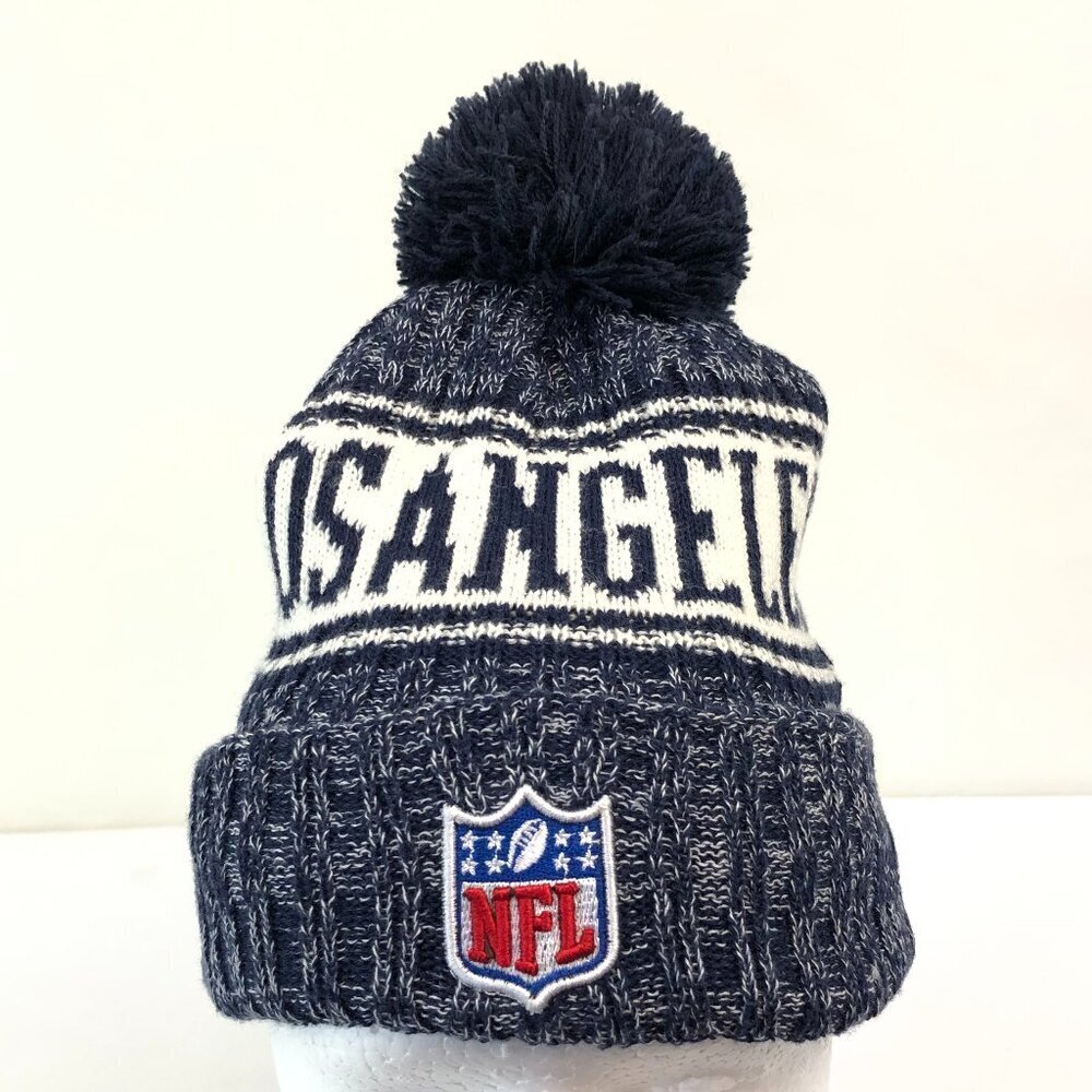 New Era NFL Blue And White Los Angeles Rams Toboggan Size One Size Fits Most